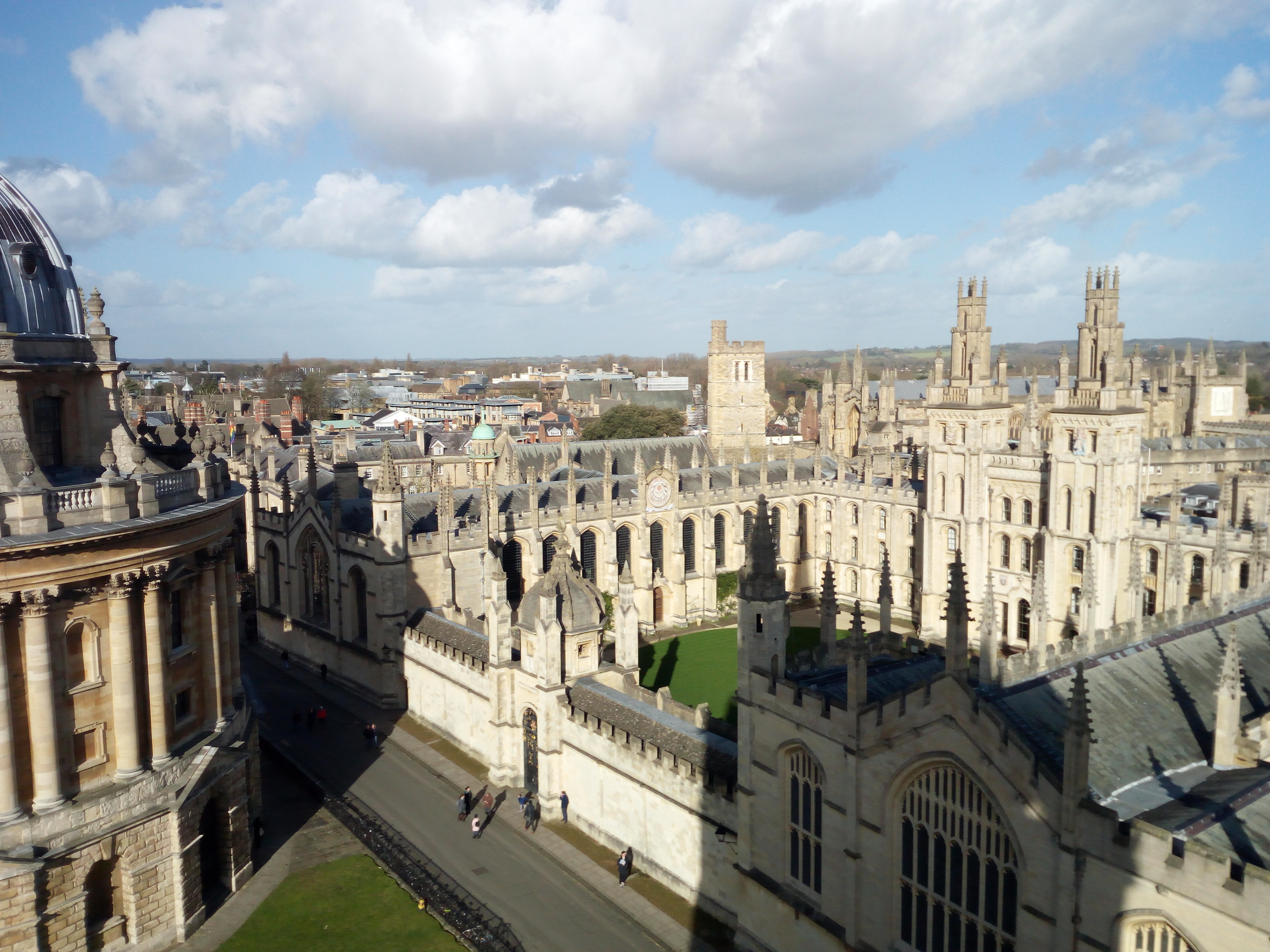 View from the Tower of the University Church of St. Mary the Virgin - Oxford