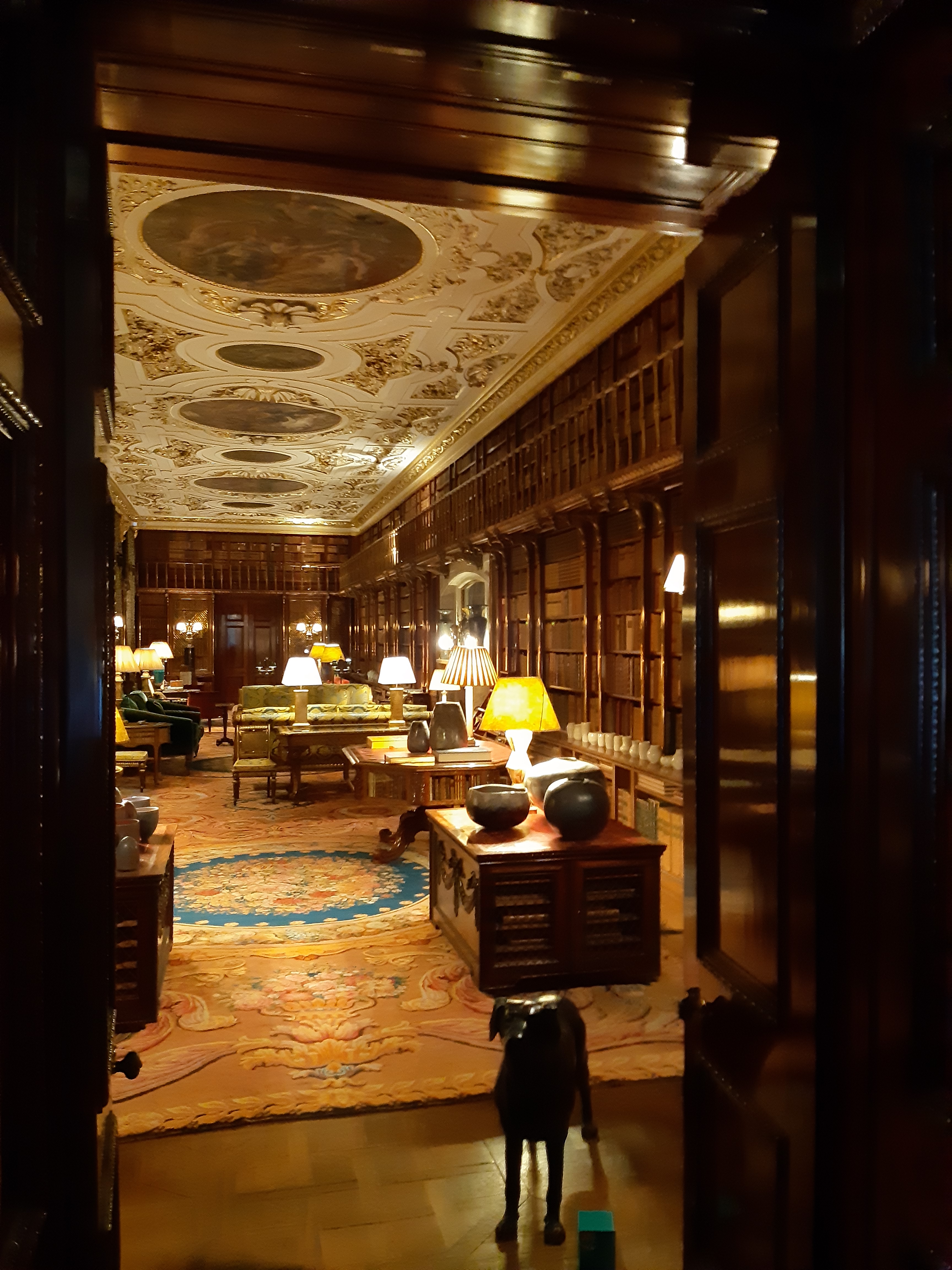Library in Chatsworth House